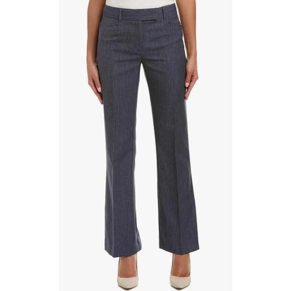 Tahari Arthur S Levine Denim Trousers Pants Career Sz 6‎ - Picture 1 of 7